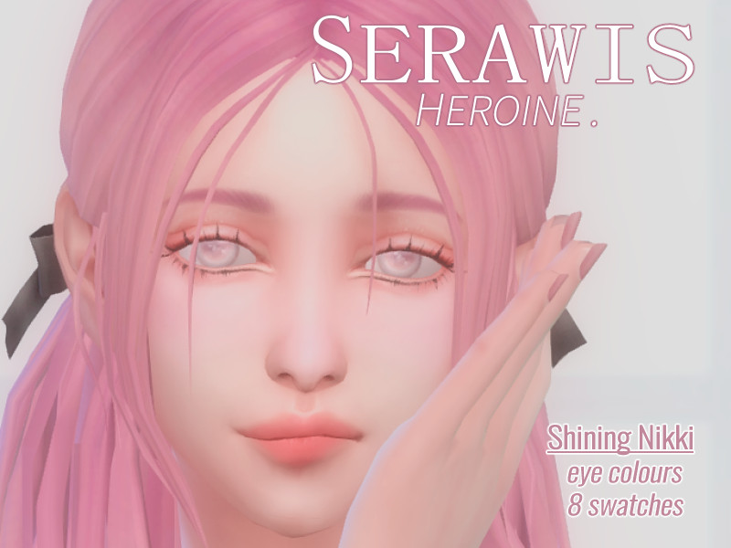Sims 4 [ Serawis ] HEROINE - Shining Nikki Eyes (facepaint) by Serawis