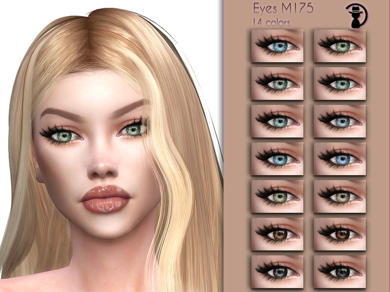 Sims 4 Eyes M175 by turksimmer