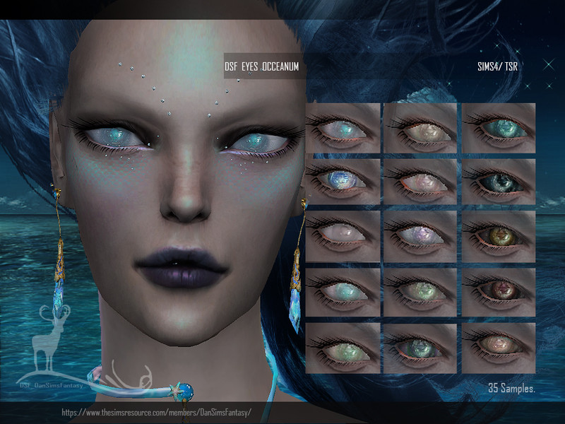 Sims 4 DSF EYES OCCEANUM by DanSimsFantasy