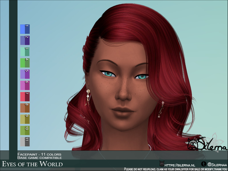 Sims 4 Eyes of the World by Silerna