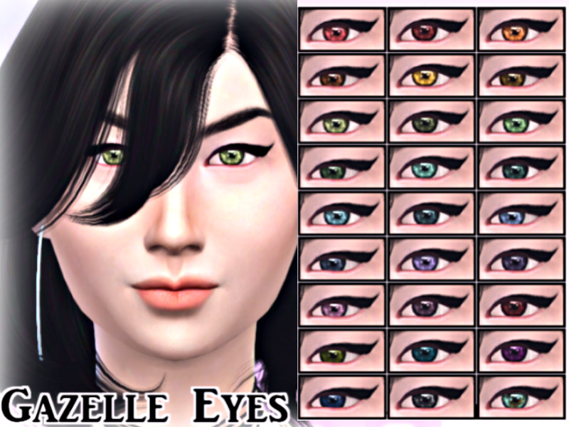 Sims 4 Gazelle Eyes by Reneecloud