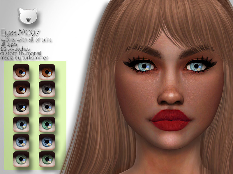 Sims 4 Eyes M097 by turksimmer