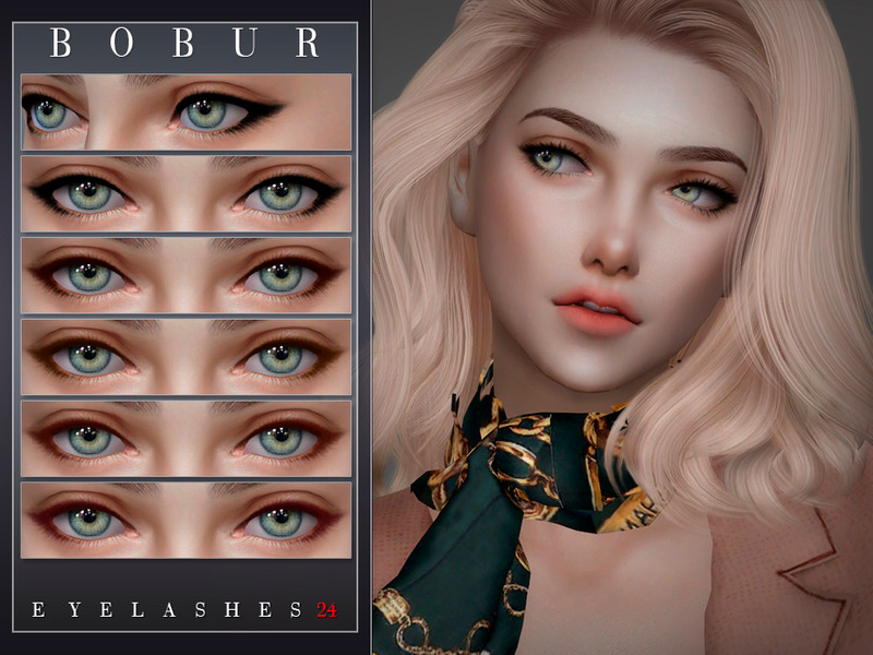 Sims 4 Bobur Eyelashes 24 by Bobur3
