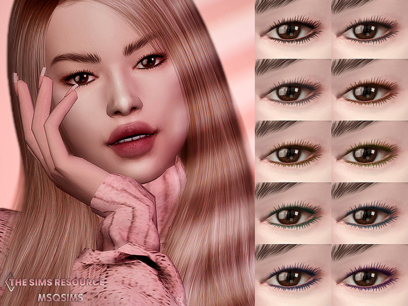 Sims 4 Larissa Eyelashes by MSQSIMS