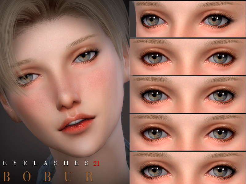 Sims 4 Bobur Eyelashes 21 by Bobur3