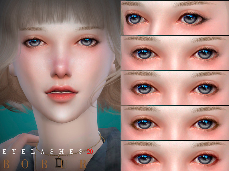 Sims 4 Bobur Eyelashes 20 by Bobur3