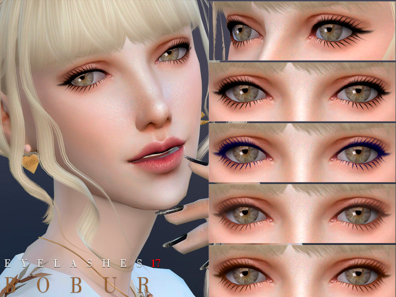 Sims 4 Bobur Eyelashes 17 by Bobur3