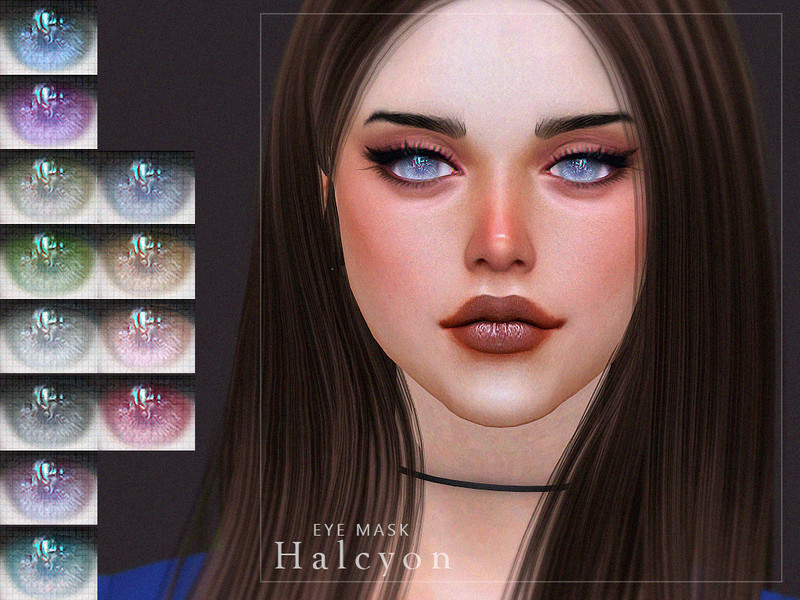 Sims 4 [ Halcyon ] - Eye Mask by Screaming Mustard