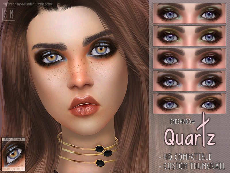 Sims 4 [ Quartz ] - Eyeshadow by Screaming Mustard