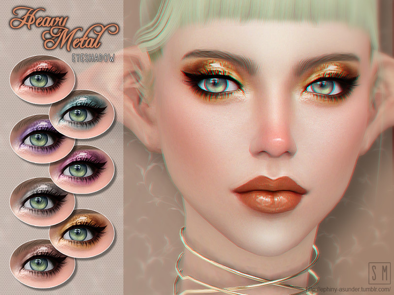Sims 4 [ Heavy Metal ] - Eyeshadow by Screaming Mustard