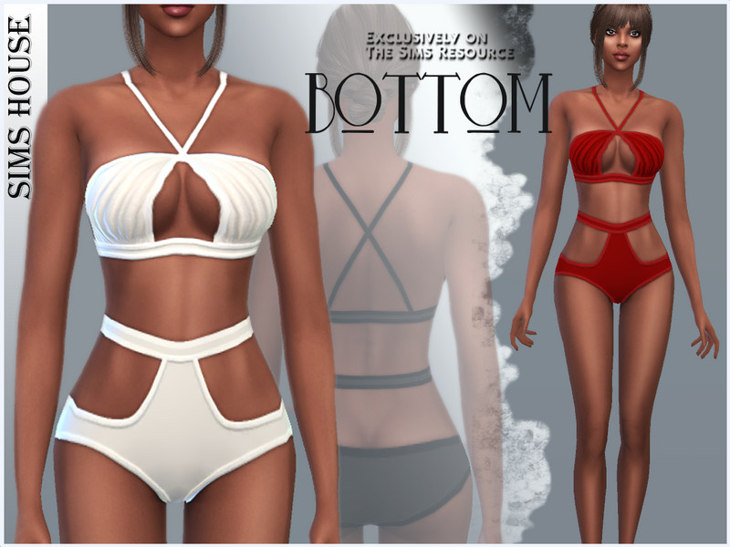 Sims 4 SWIMSUIT SEPARATE BOTTOM by Sims House
