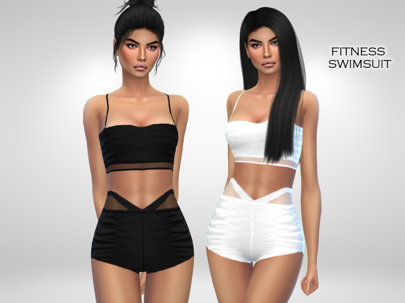 Sims 4 Fitness Swimsuit by Puresim