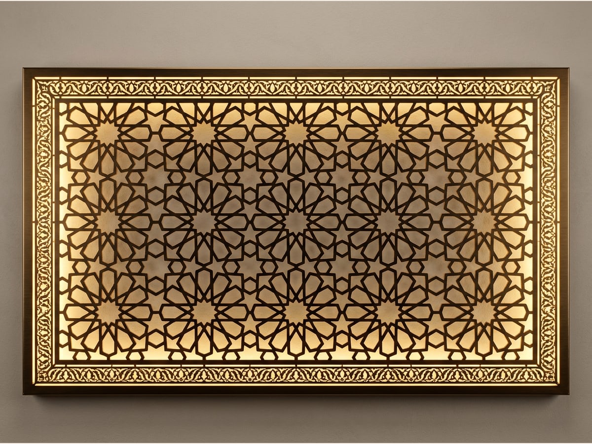Laser cut Islamic Geometric Jali panel designs by RG Tech Engineering