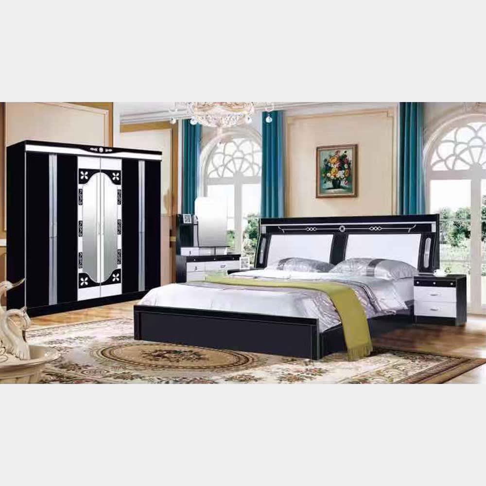 Chambre à Coucher Noir Blanc
