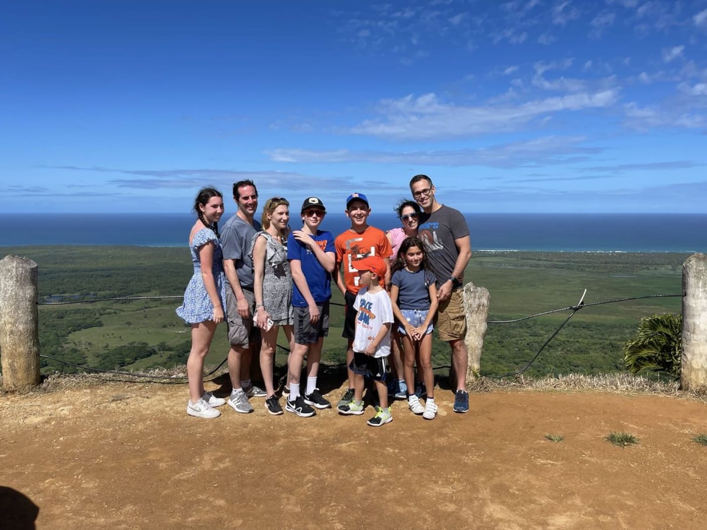 360° view of lagoons and coast from Montaña Redonda