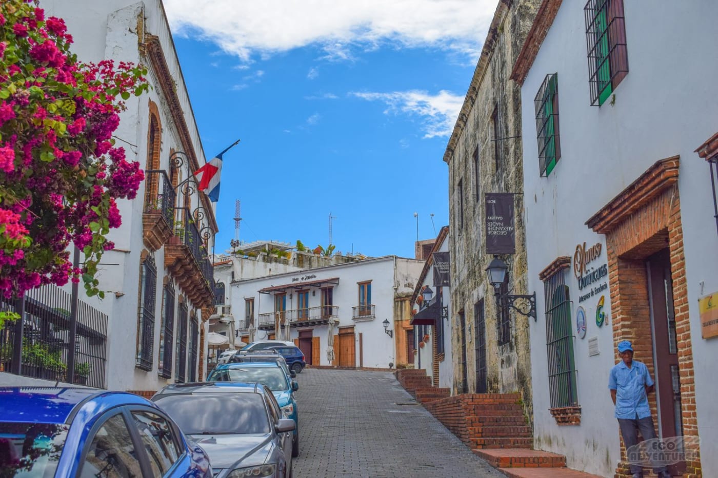 Calle Las Damas cobblestone street, Santo Domingo