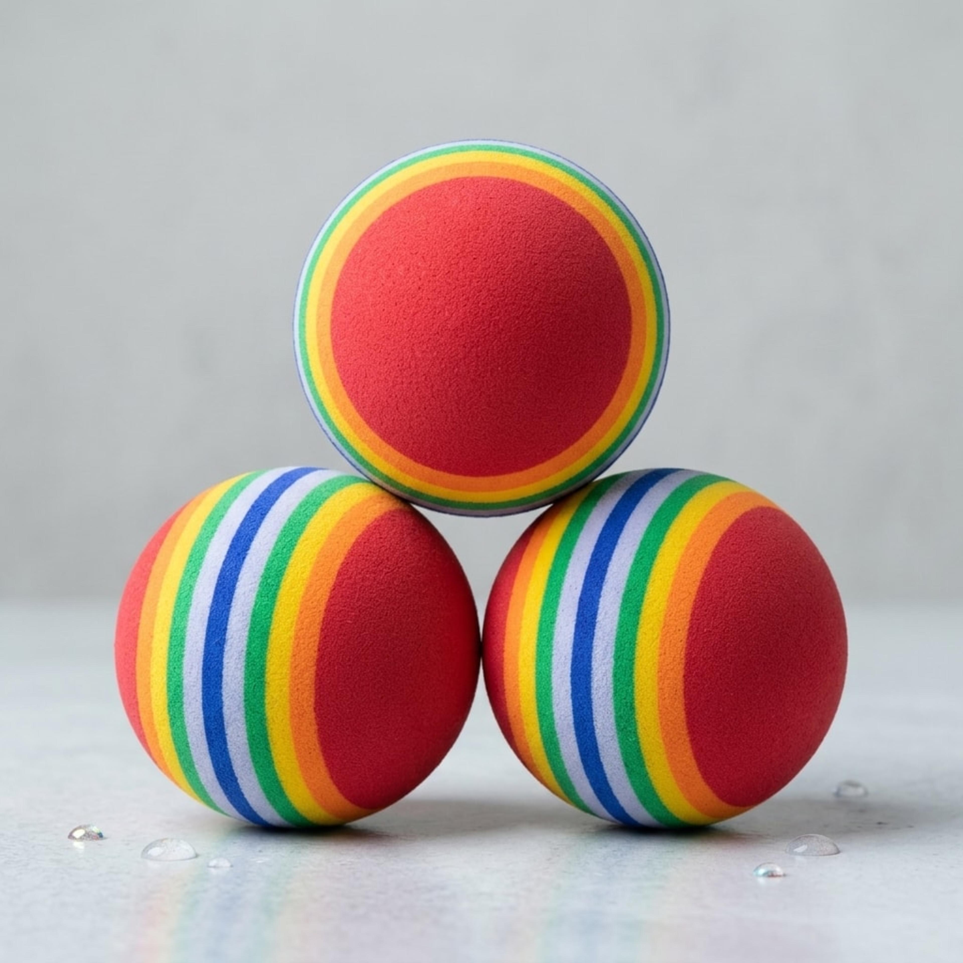 Balles Mousse Arc-en-Ciel — photo 2