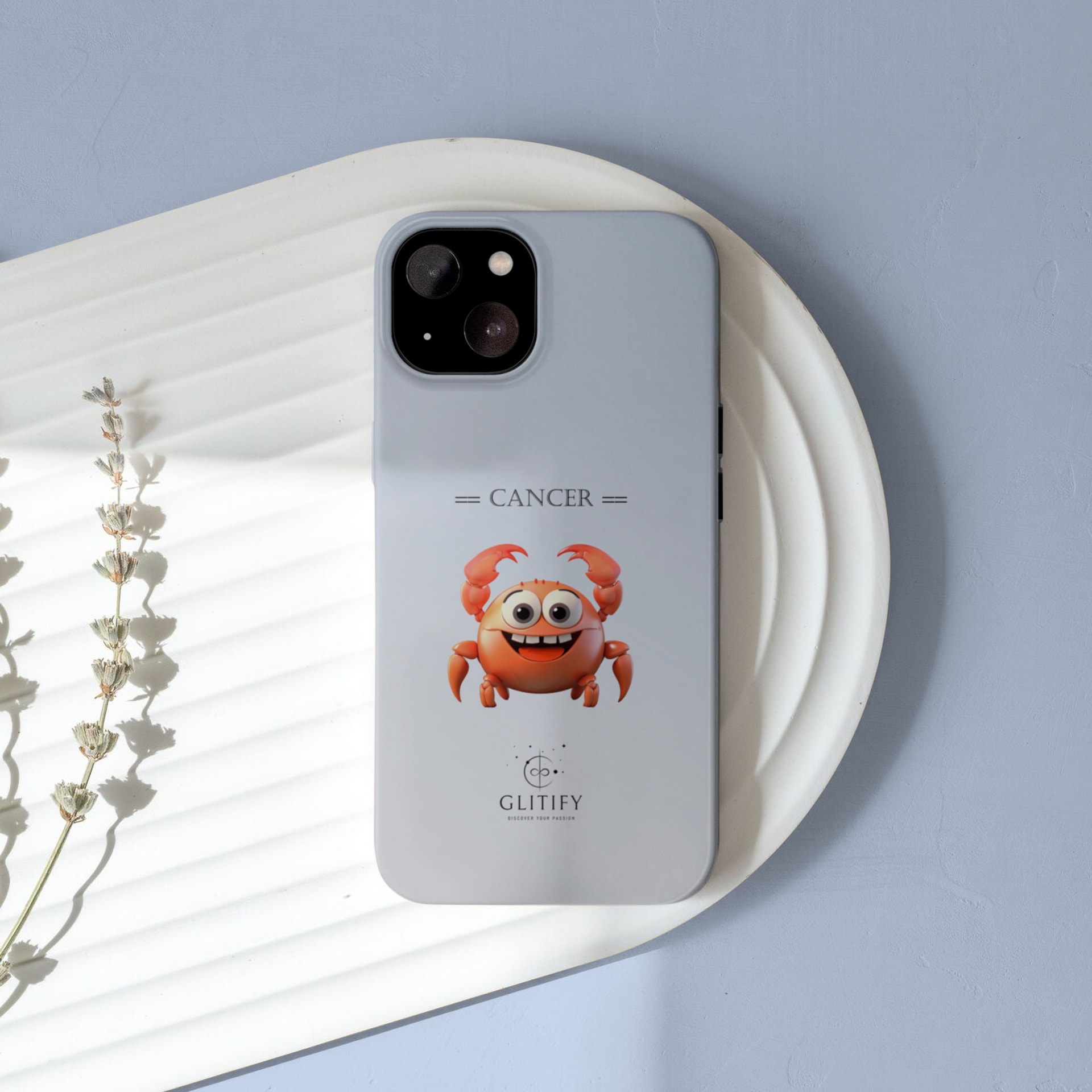Zodiac phone case graphics for Glitify