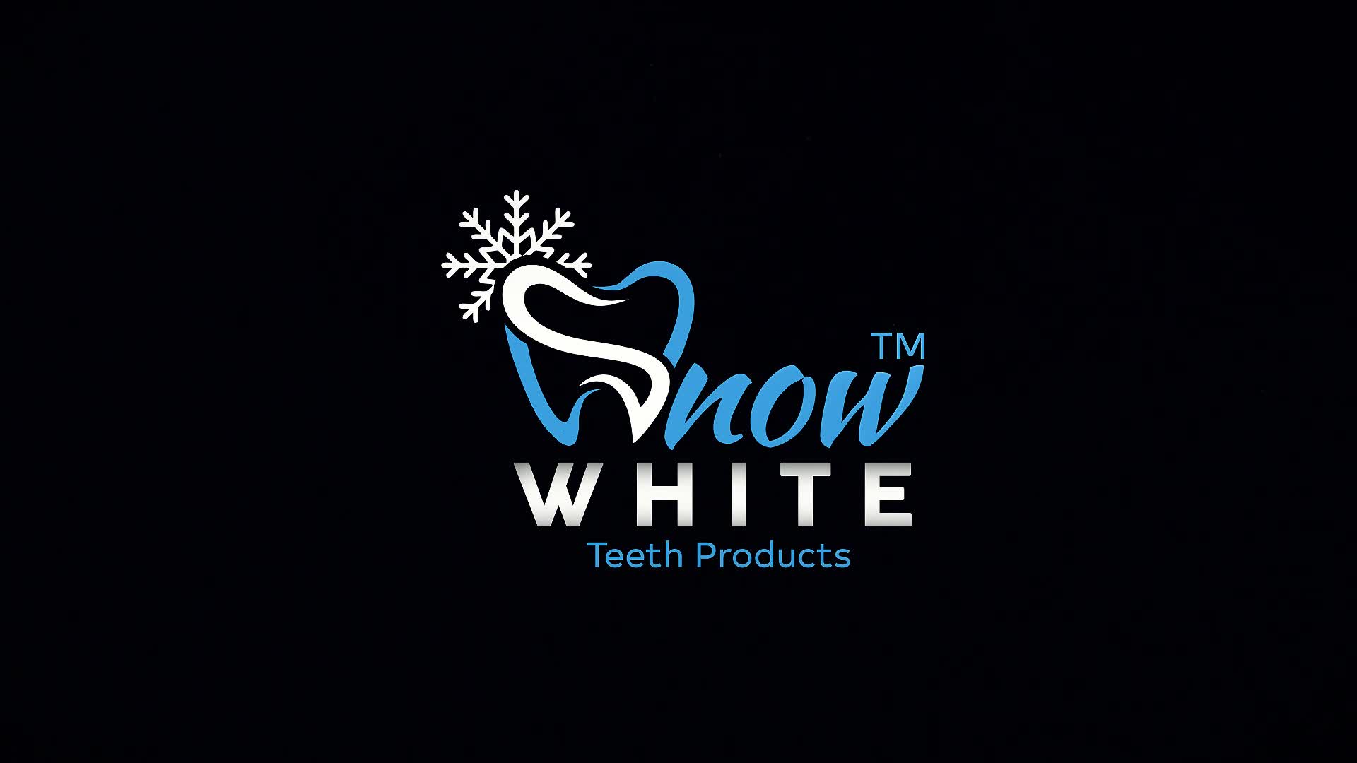Logo animation for Snow White teeth products