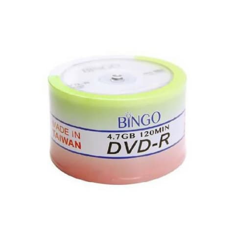 Bingo 4.7GB 120 Min DVD-R – 50PCS
