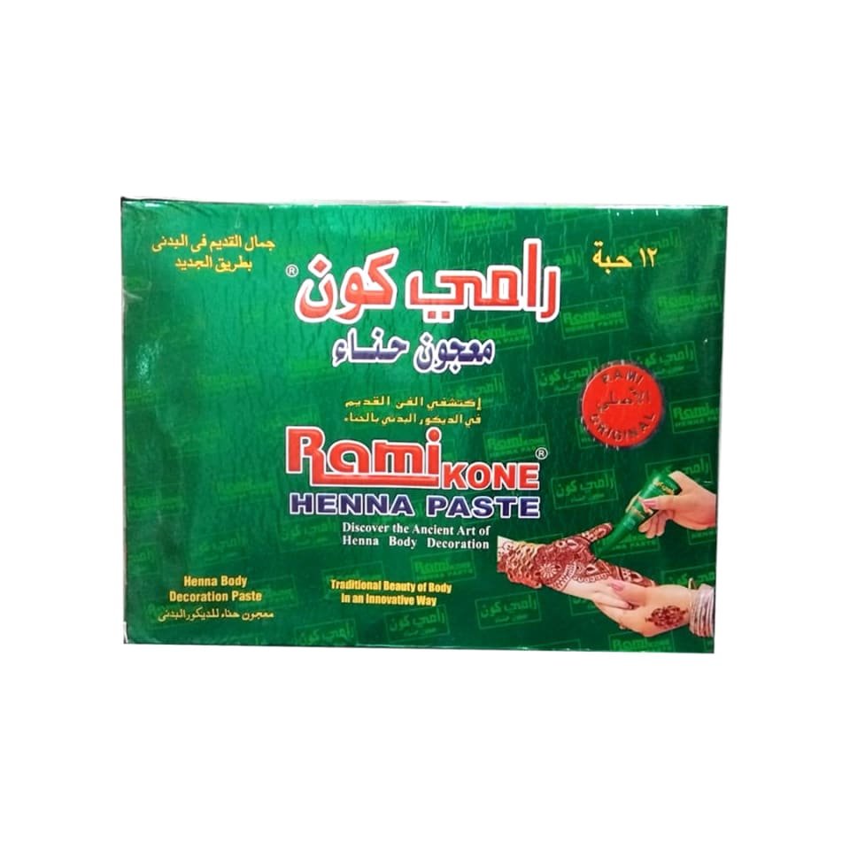 Rami Kone Henna Paste 12Pcs