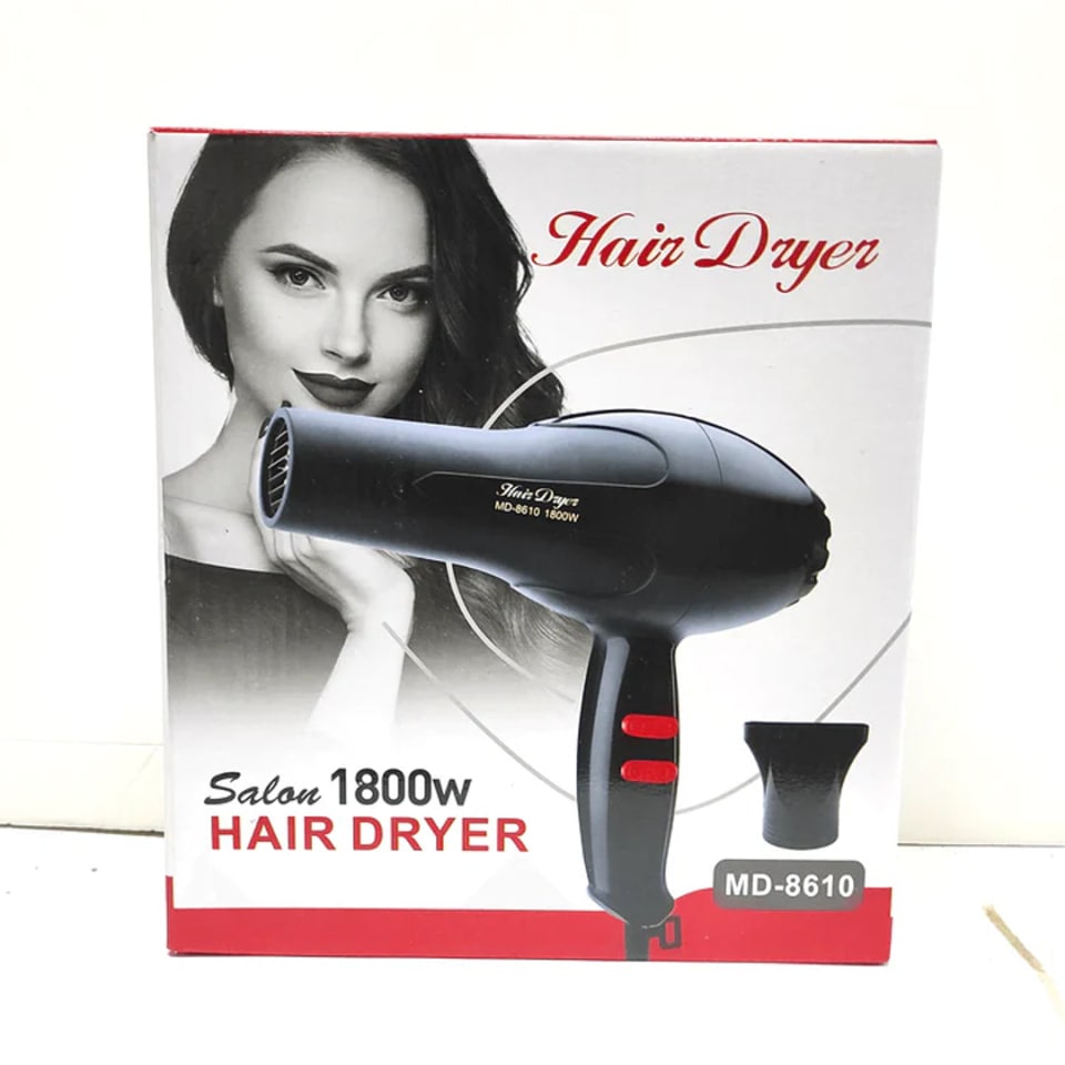 Salon 1800W Hair Dryer MD-8610