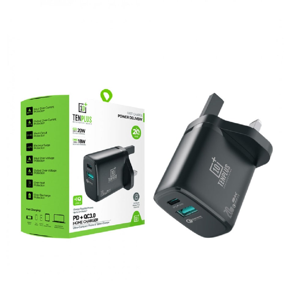 Tenplus pd+qc3.0 home charger - T3116