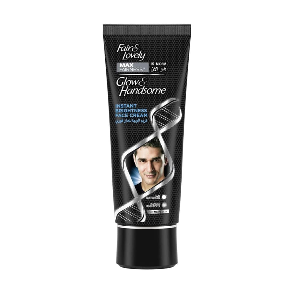 GLOW & HANDSOME Formerly Fair & Lovely Face Cream for men Instant Brightness for glowing skin, 50g