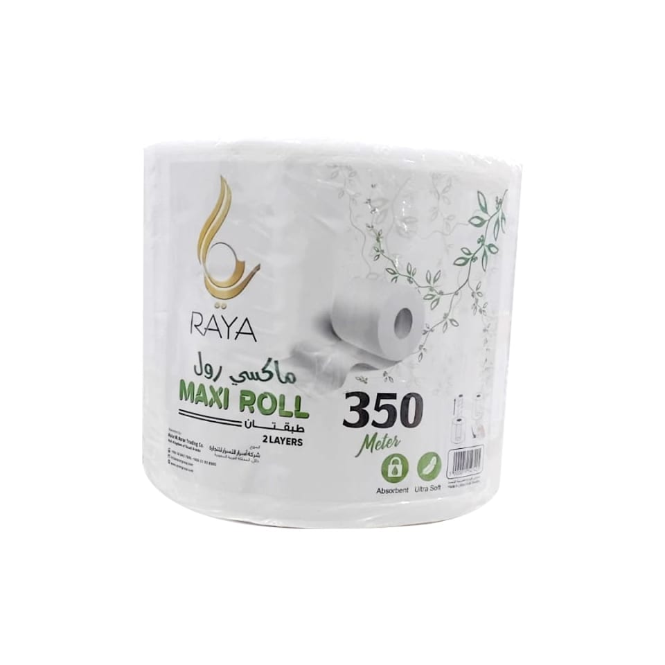 Raya Tissue 350 Meter Maxi Roll