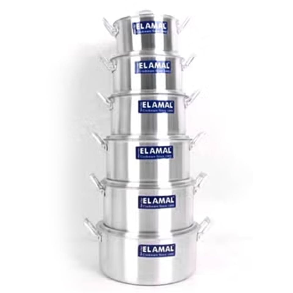El Amal 6PCS Set Cookware