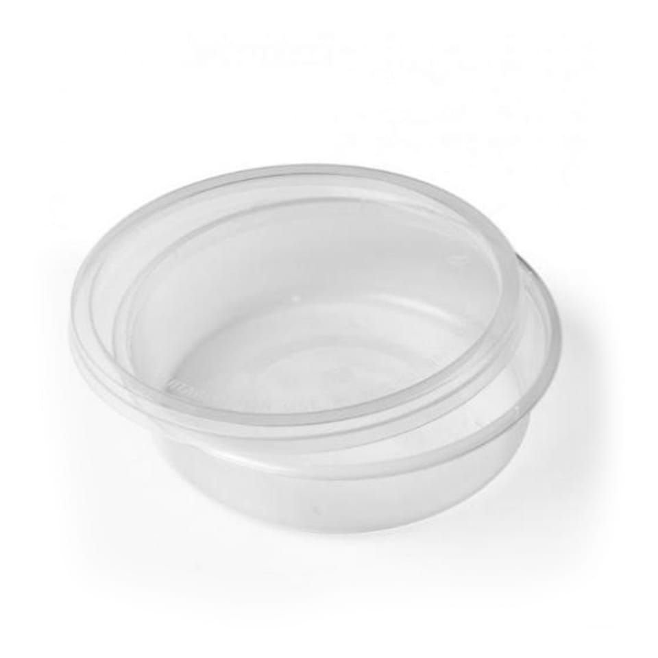 Plastic Round Container 800ml 12PCS