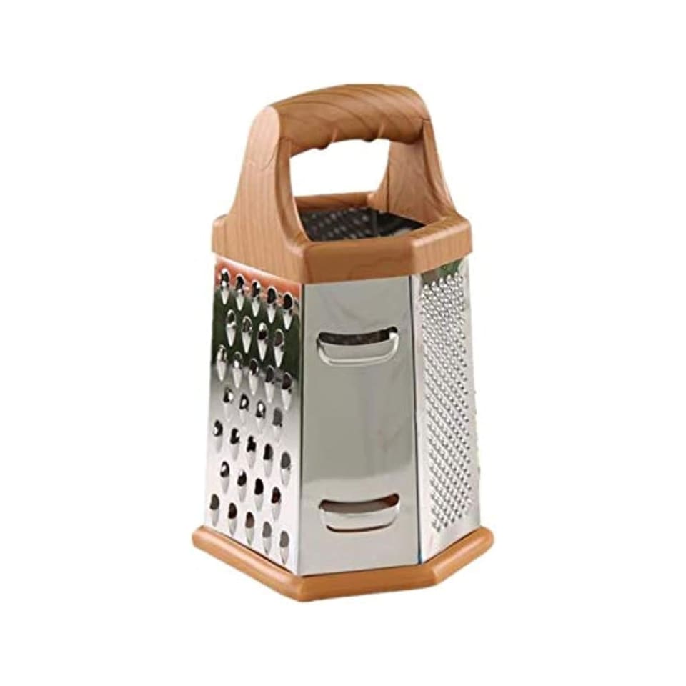 6-Sided Multifunctional Fruit & Vegetable Peeler/Chopper (Silver)
