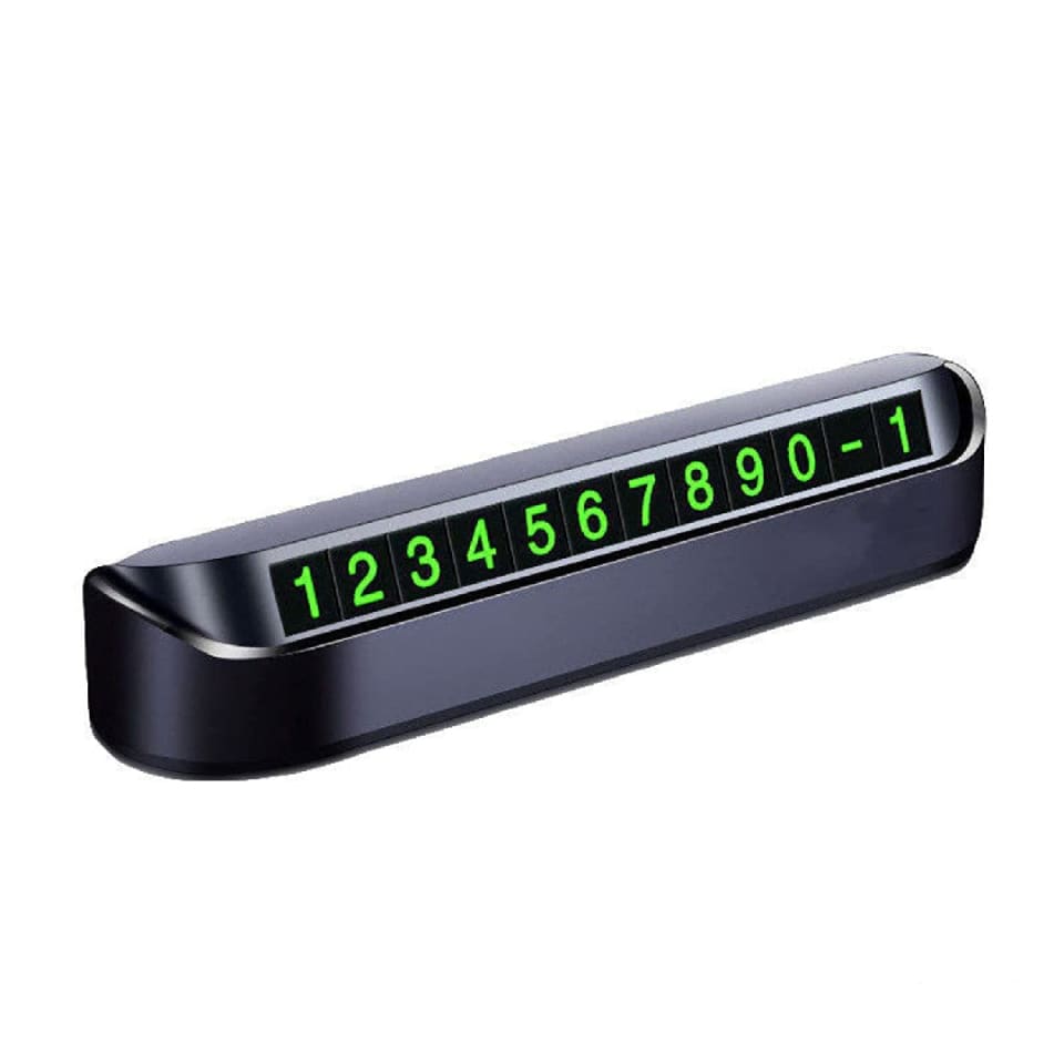 Car temporary parking card