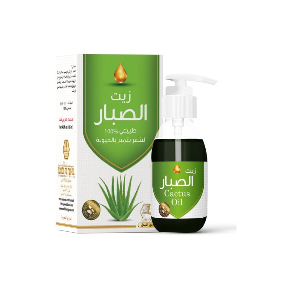 وادي النحيل زيت شعر الصبار الطبيعي غني بخلاصة الألوفيرا 125 مل