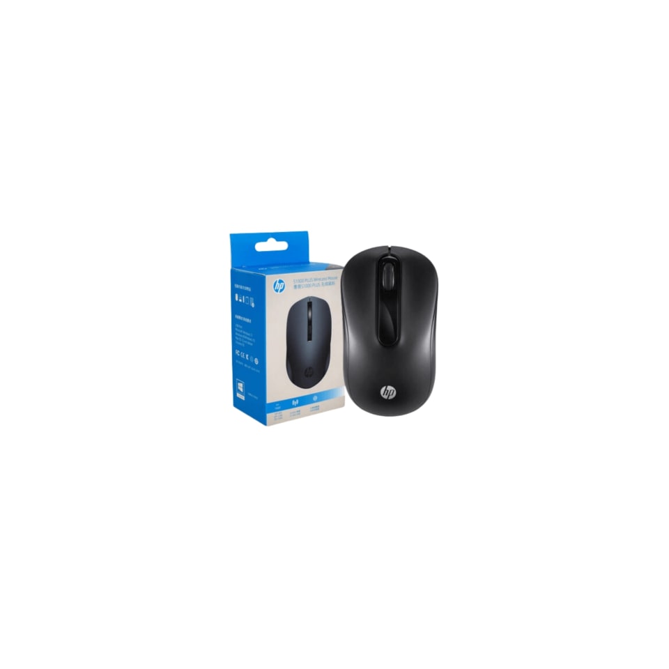 إتش بي ماوس لاسلكي S1000 Plus – أسود
