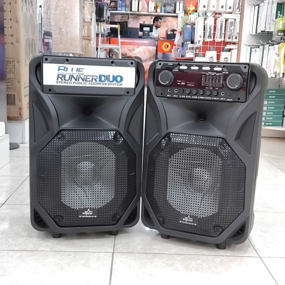 Wastar Dual Professional Loud Speaker