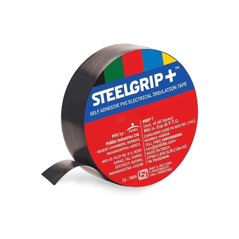 Steelgrip PVC Electrical Insulation Tape 1.80cm x 8m