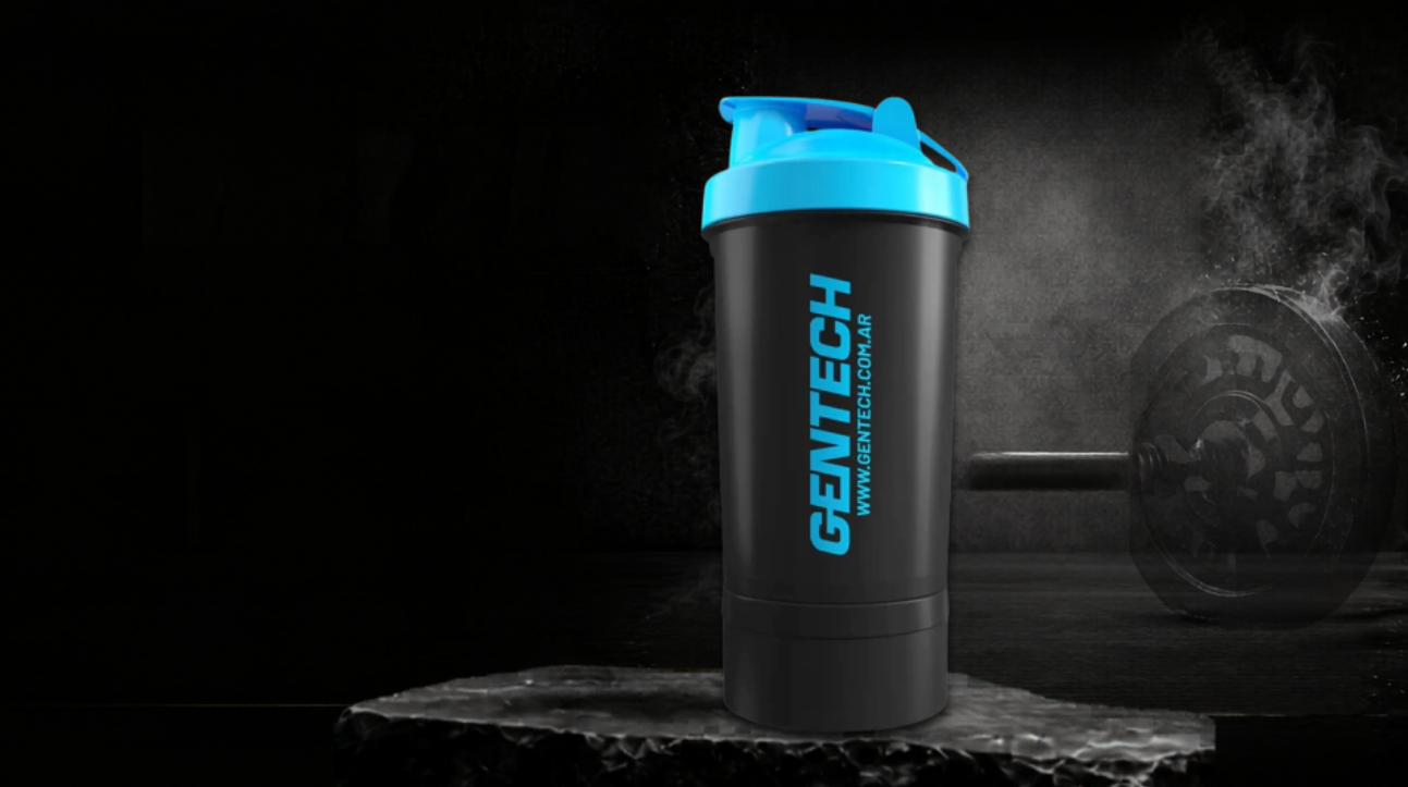 GENTECH SHAKER 600ml - NEGRO