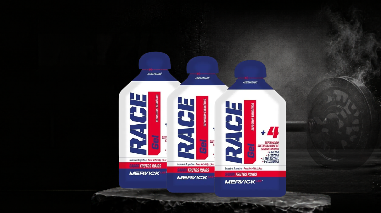 MERVICK RACE GEL - FRUTILLA