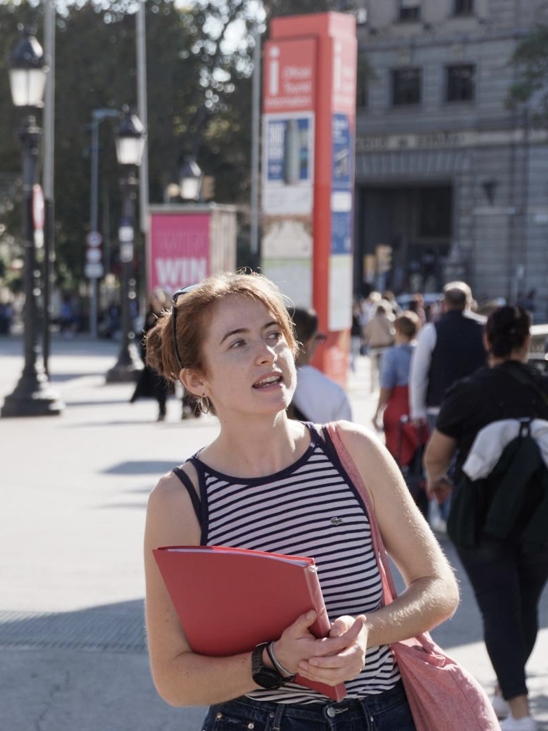 Retrato de la guía turística y traductora