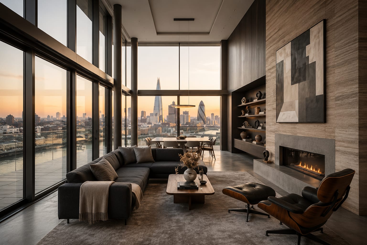 Luxury residence exterior editorial signature video background