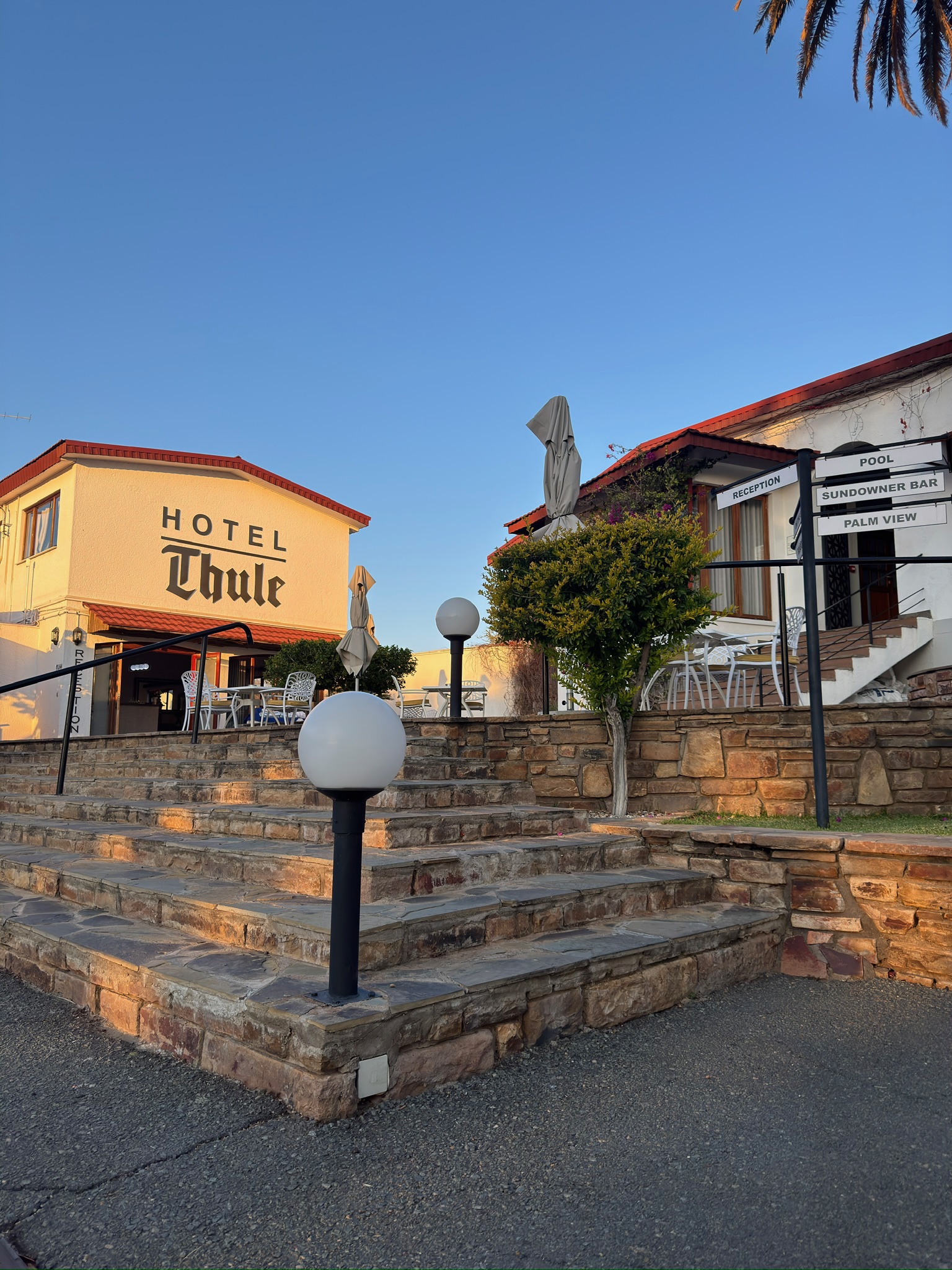 Arrival in Windhoek