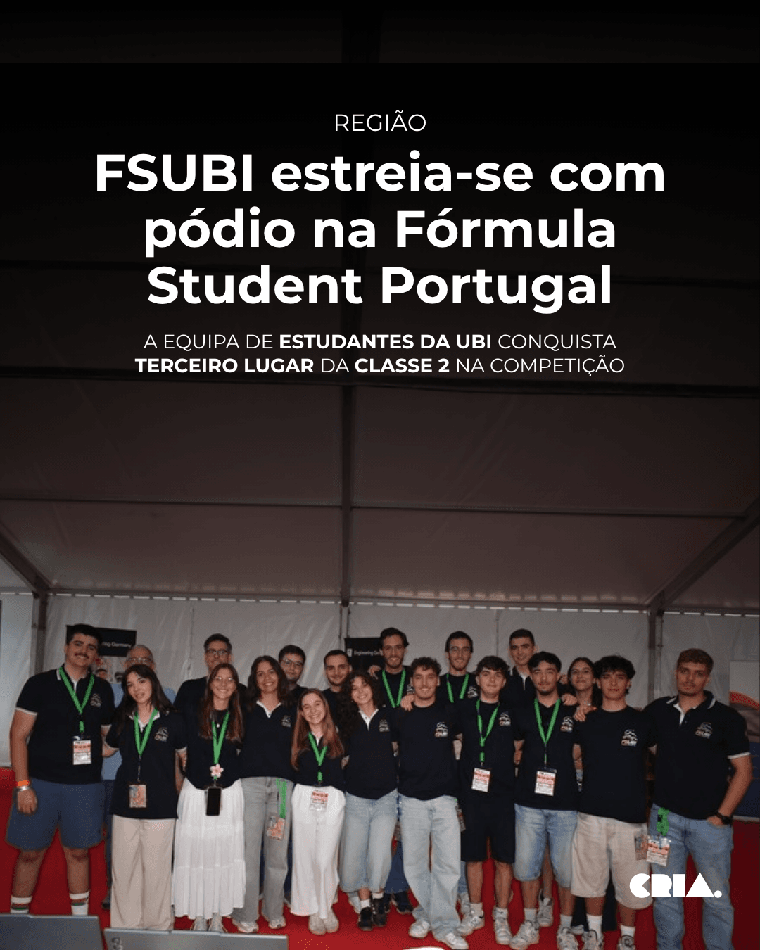 FSUBI estreia-se com pódio na Fórmula Student Portugal