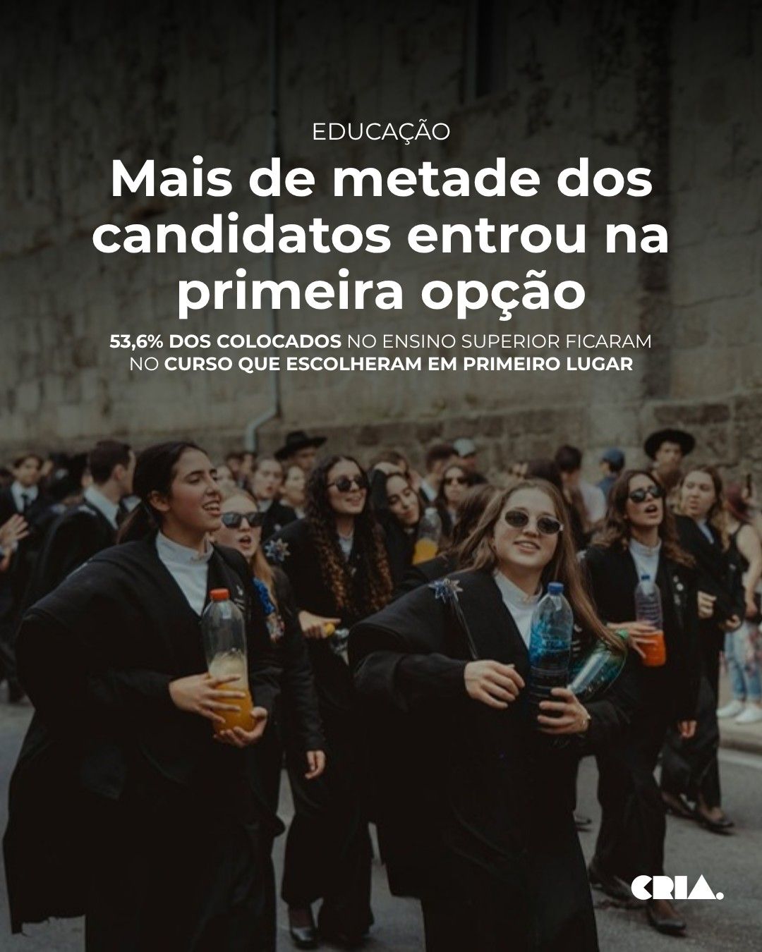 Mais de metade dos candidatos entrou na primeira opção