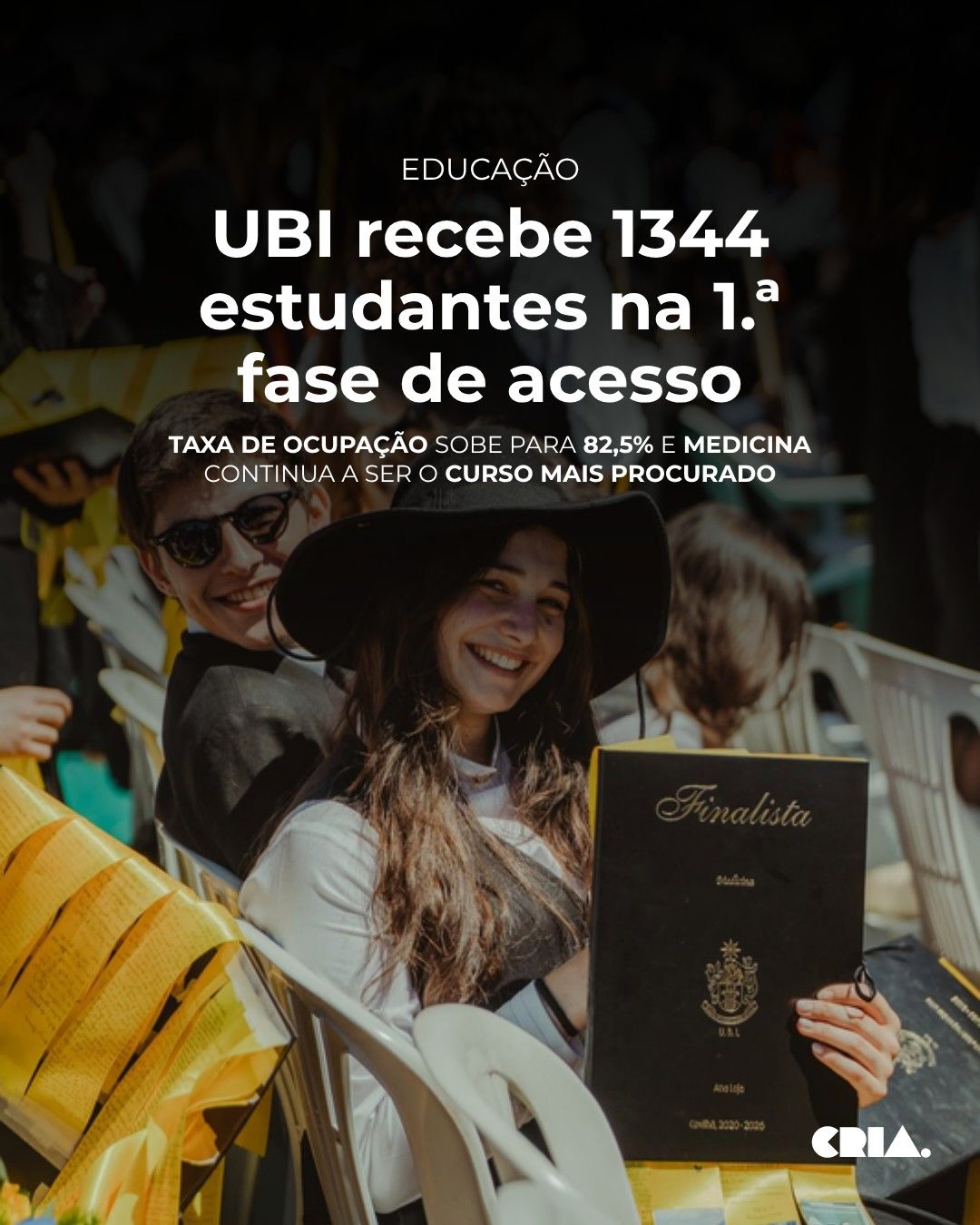 UBI recebe 1344 estudantes na 1.ª fase de acesso