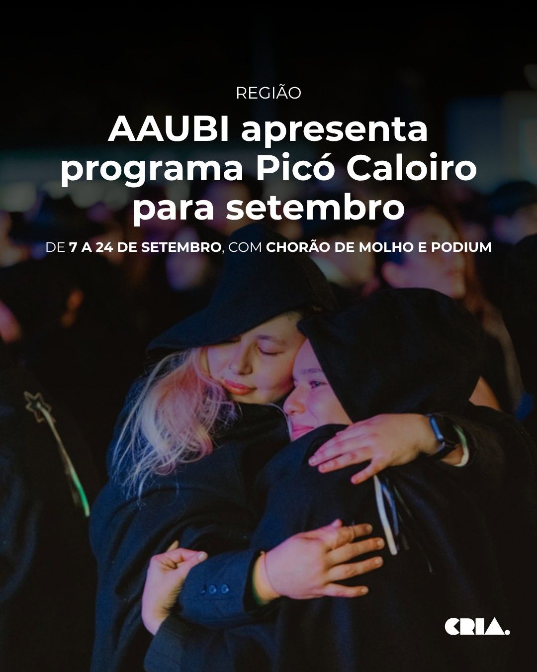 AAUBI apresenta programa Picó Caloiro para setembro