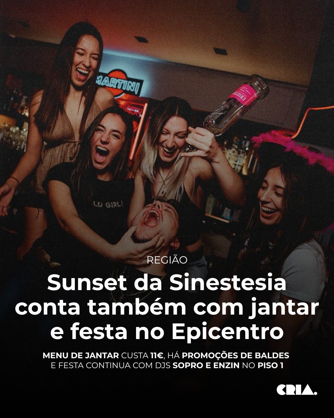 Sunset da Sinestesia conta também com jantar e festa no Epicentro