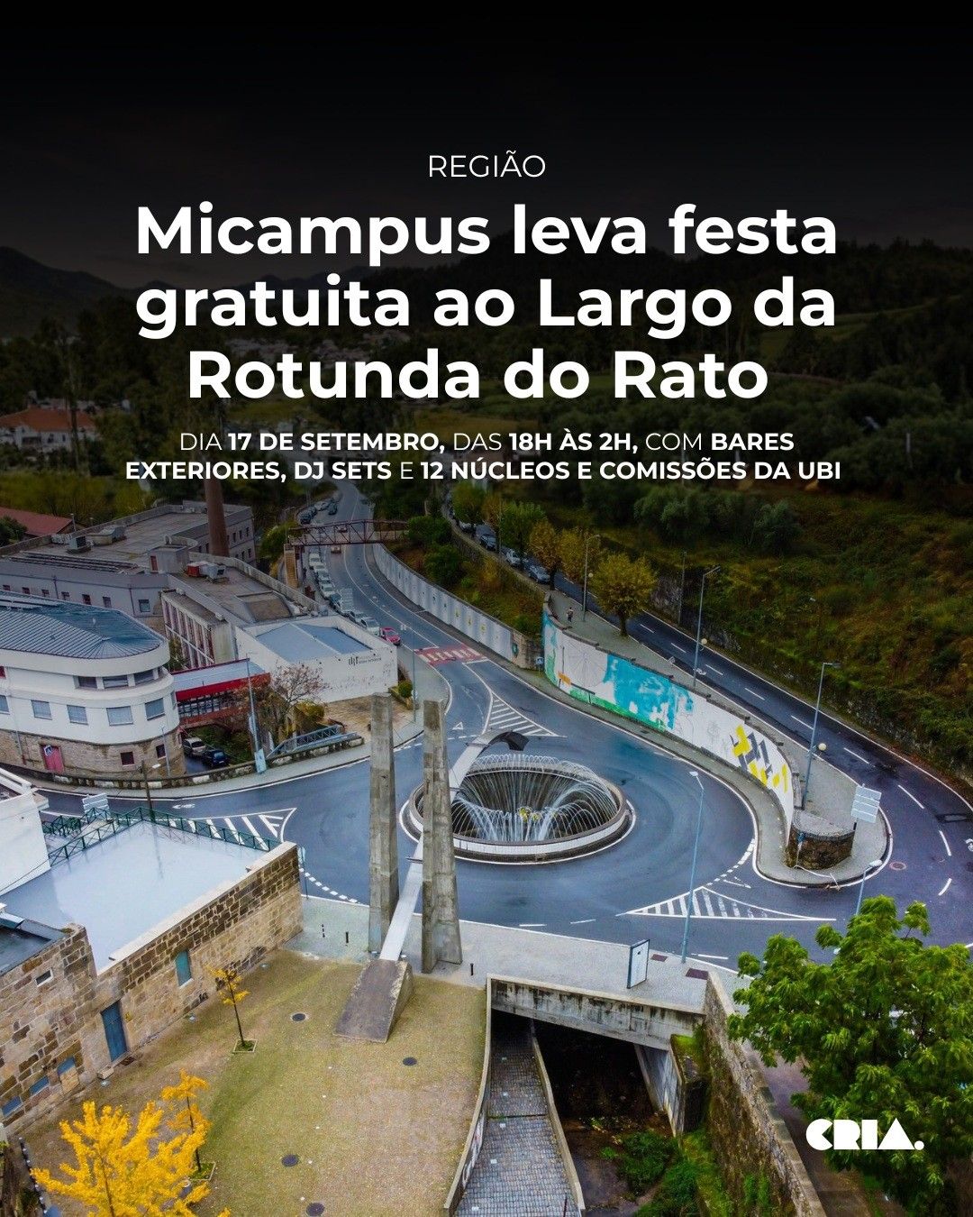 Micampus leva festa gratuita ao Largo da Rotunda do Rato