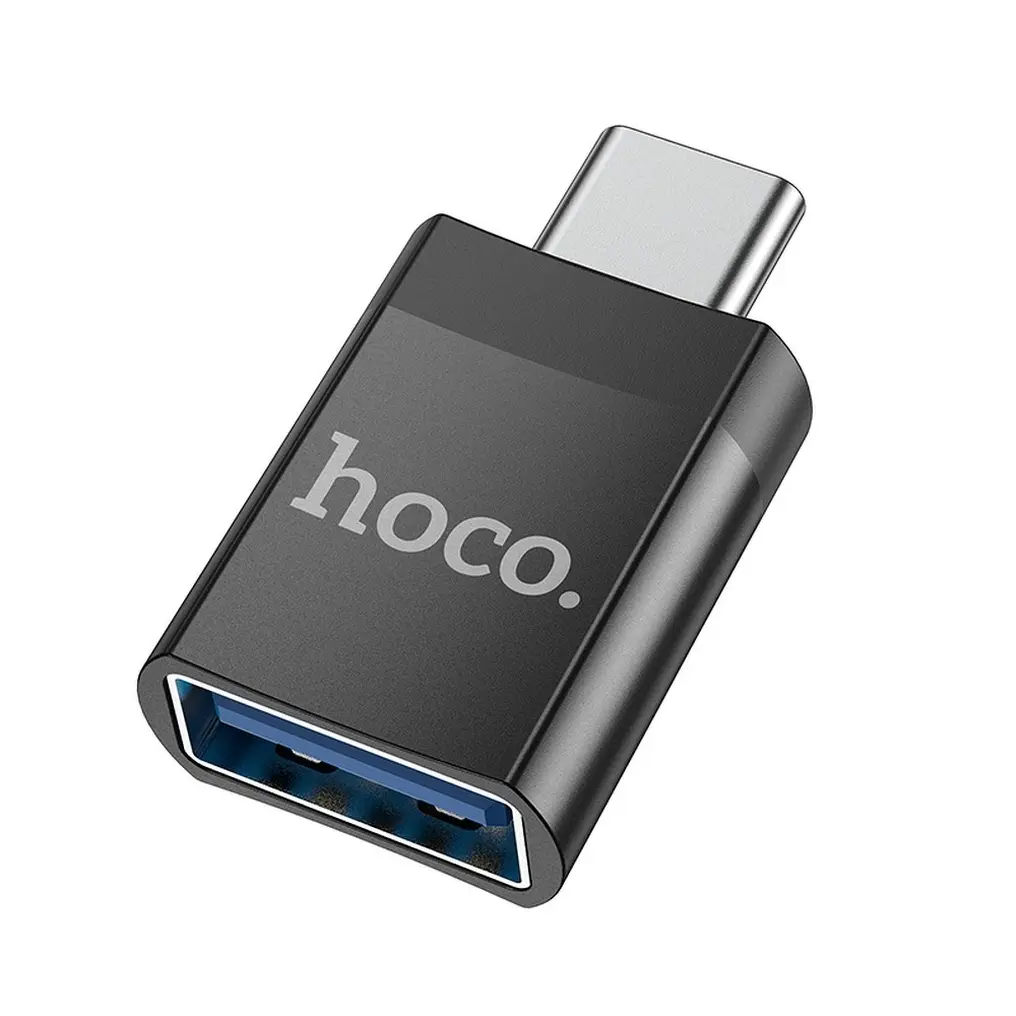 Adaptador OTG USB-C para USB-A Hoco UA17 Preto