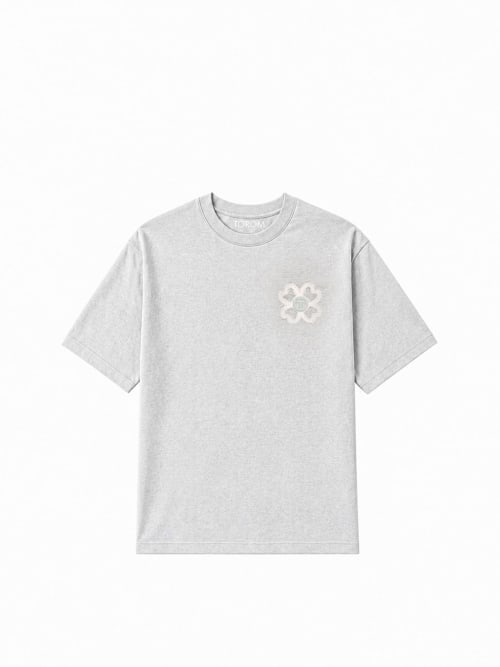 T-shirt Gris Cendré